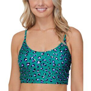RAISINS Juniors' Size M‎ Green Aruba Cropped Tankini Top NWT